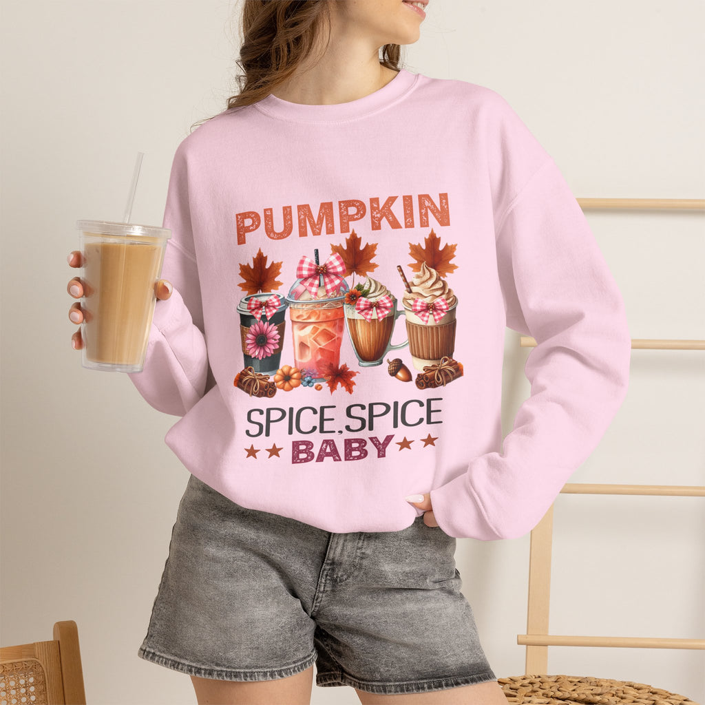 Pumpkin Spice Baby Crewneck Sweatshirt