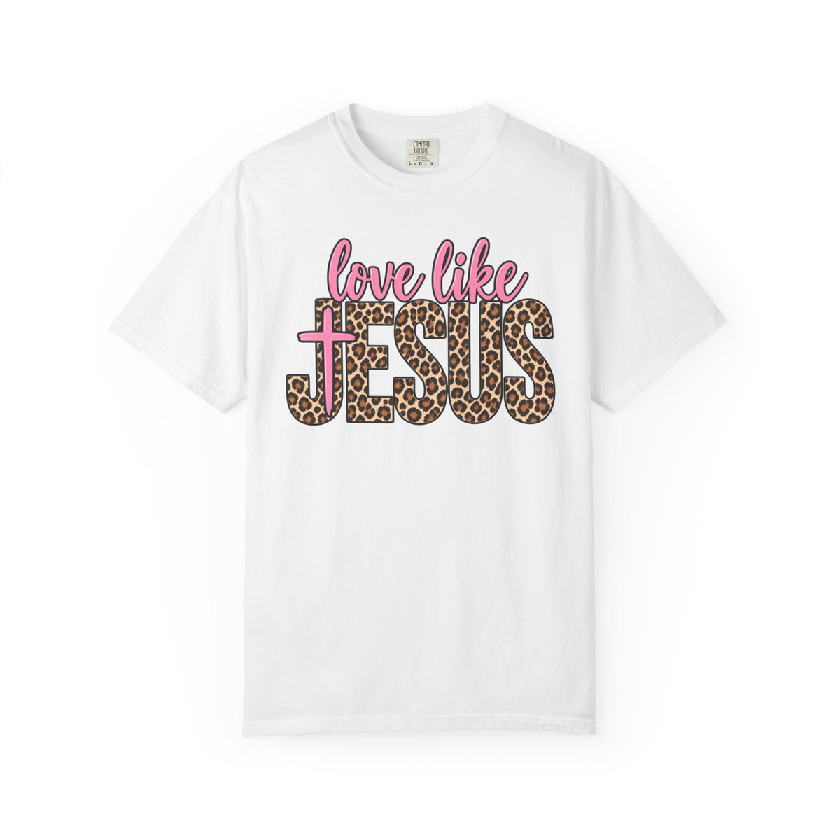 Love Like Jesus Leopard Print T-Shirt