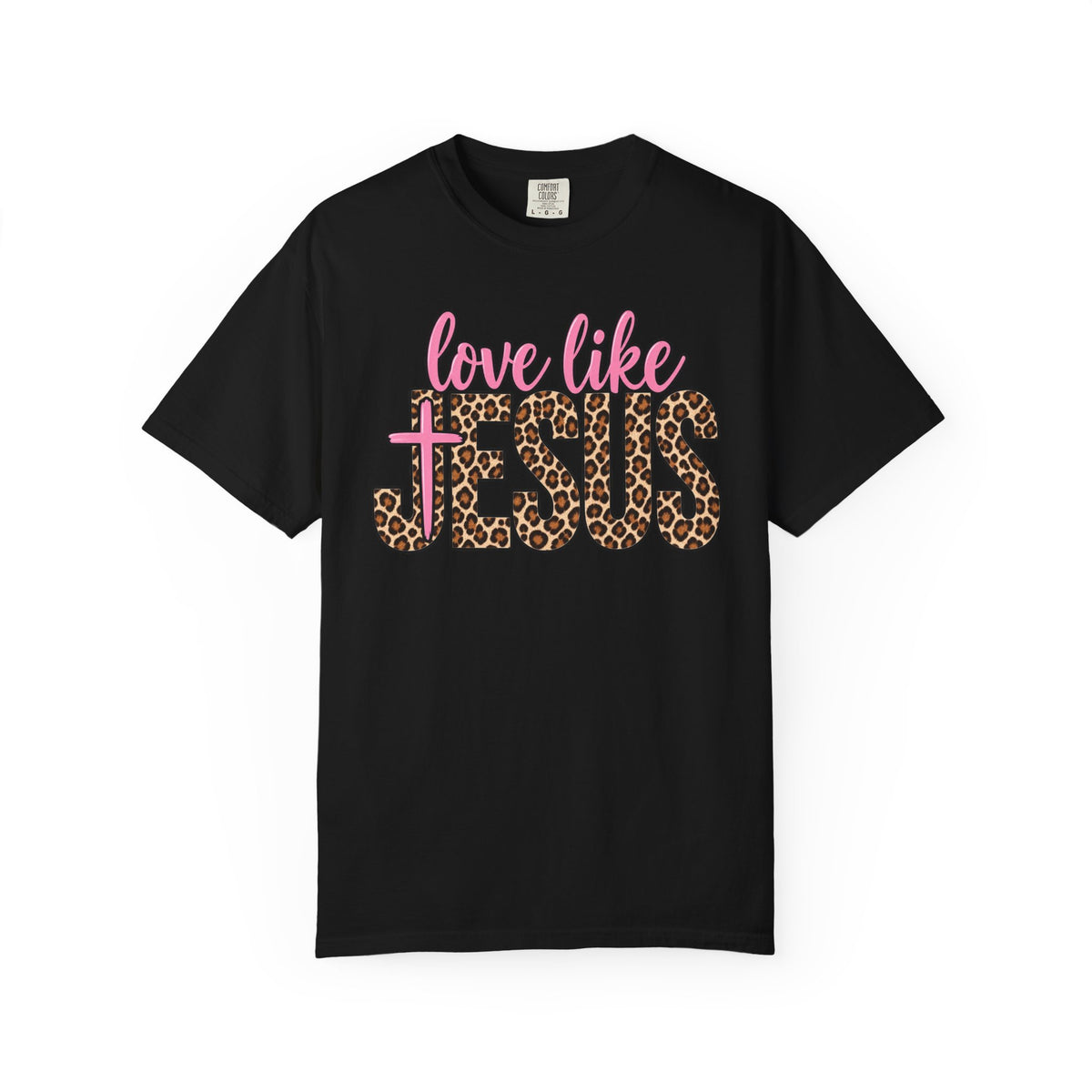 Love Like Jesus Leopard Print T-Shirt