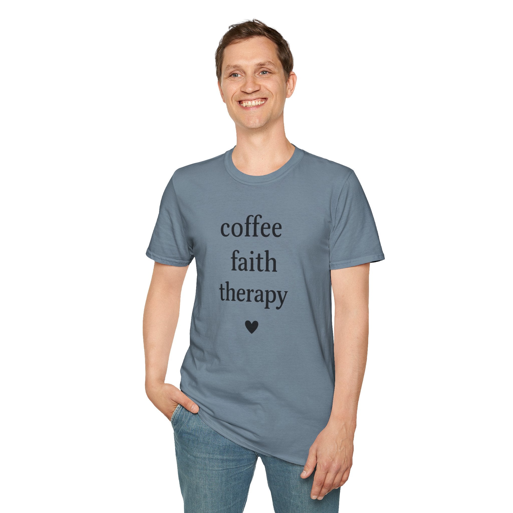 Coffee Faith Therapy T-Shirt