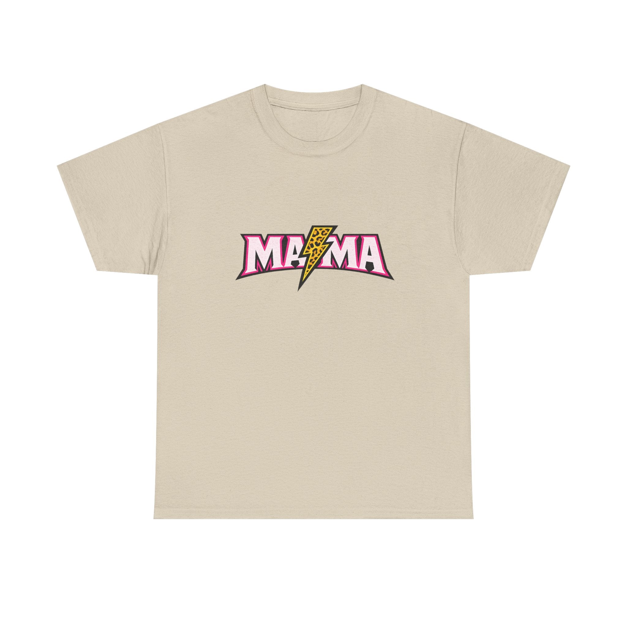 Mama Lightning Bolt Tee – Retro Rock Mom Graphic T-Shirt