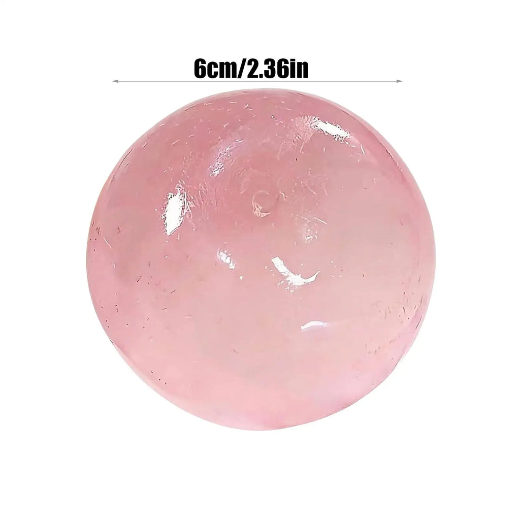 Handmade Coconut Oil Squishy Ball Slow Rising Fidget Stress Ball Clear Jelly Sensory Ball Soft Stress Relief Toy for Adults
