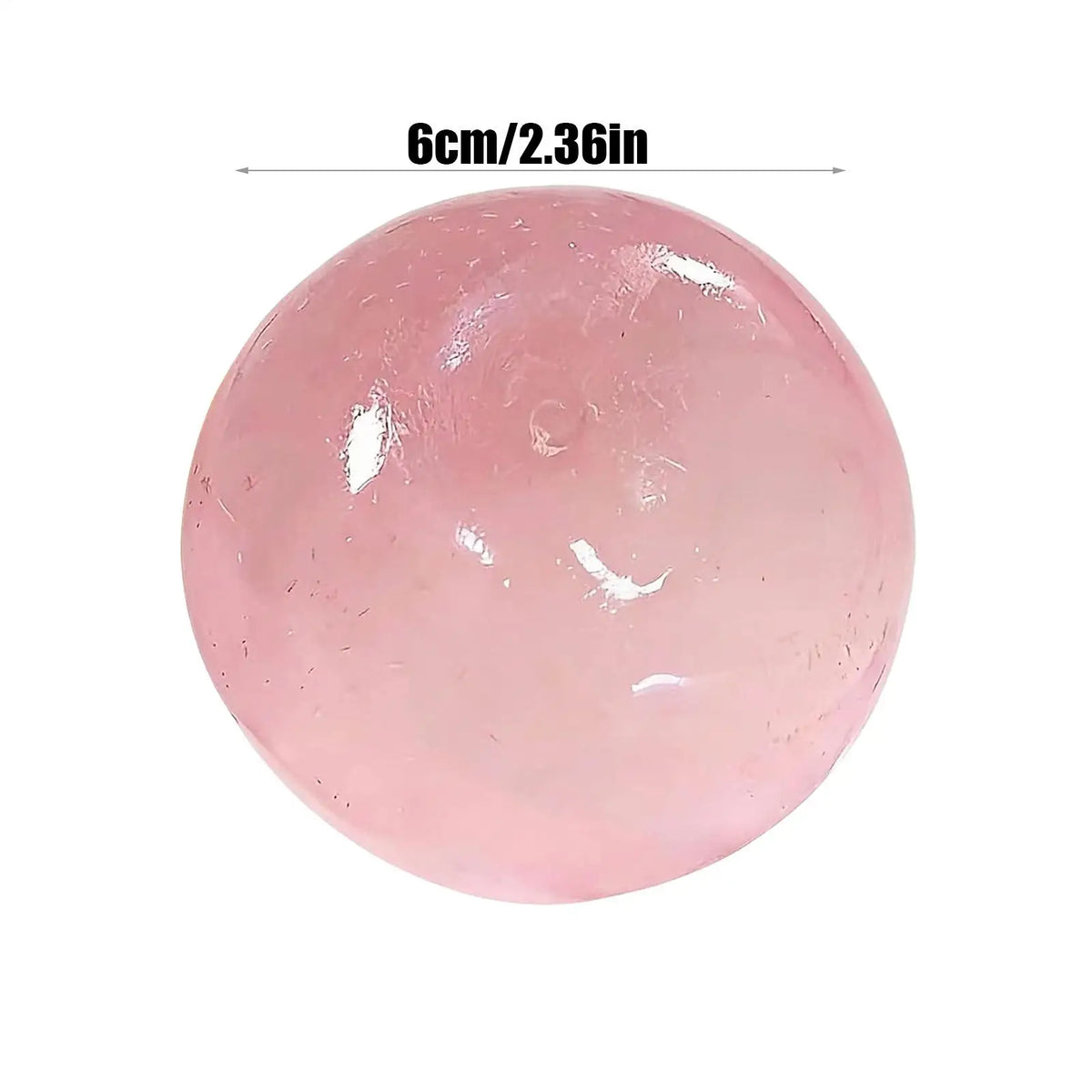 Handmade Coconut Oil Squishy Ball Slow Rising Fidget Stress Ball Clear Jelly Sensory Ball Soft Stress Relief Toy for Adults
