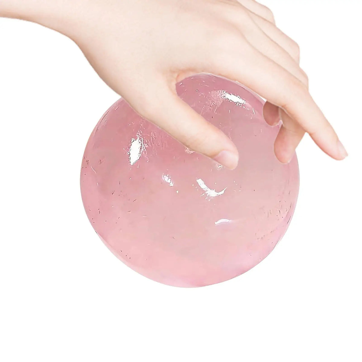 Handmade Coconut Oil Squishy Ball Slow Rising Fidget Stress Ball Clear Jelly Sensory Ball Soft Stress Relief Toy for Adults