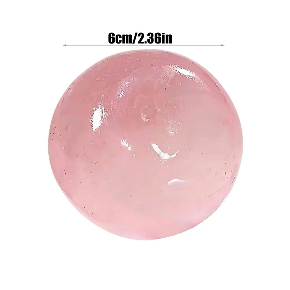 Handmade Coconut Oil Squishy Ball Slow Rising Fidget Stress Ball Clear Jelly Sensory Ball Soft Stress Relief Toy for Adults