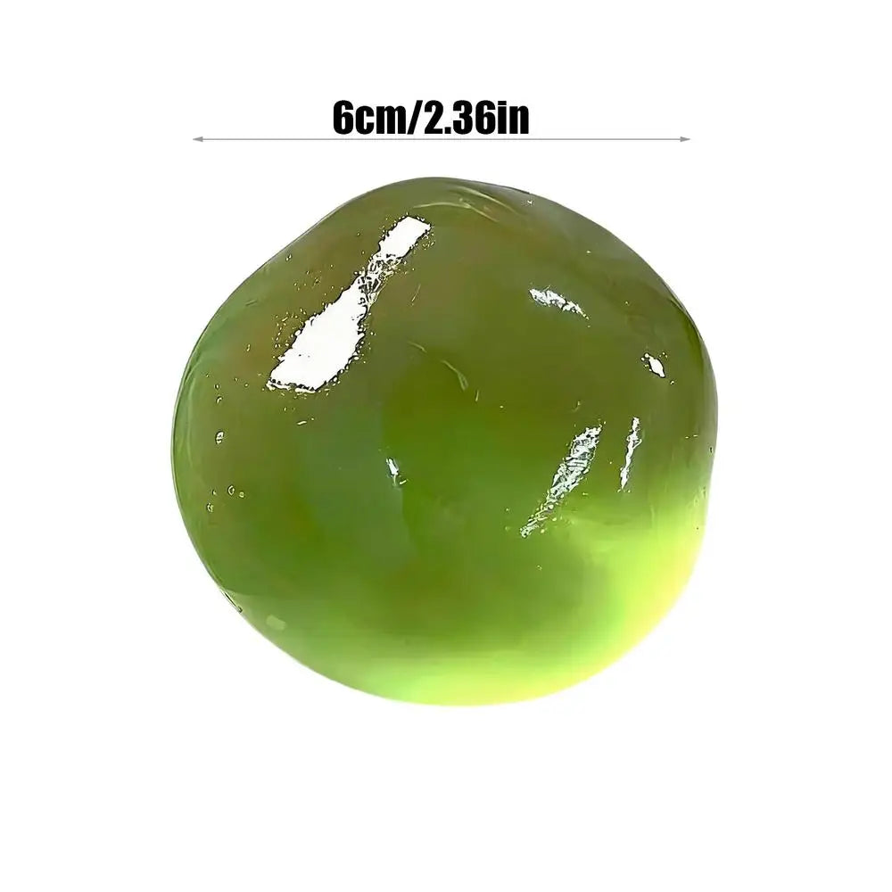 Handmade Coconut Oil Squishy Ball Slow Rising Fidget Stress Ball Clear Jelly Sensory Ball Soft Stress Relief Toy for Adults